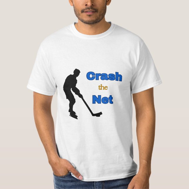 ROLIGT! Krossa nätet - Hockey T-Shirt (Framsida)