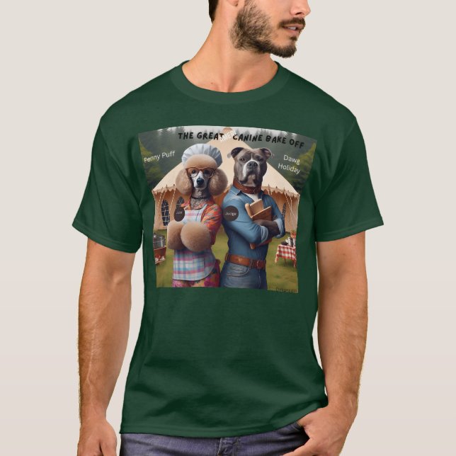 Roligt kul mat djur rolig t shirt (Framsida)