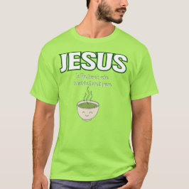 roligt, kul, matcha, grönt T-Shirt
