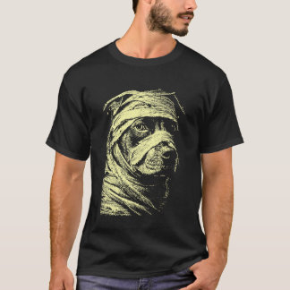 Roligt Kusligt Sött Pit Bull Kuslig Halloween Kost T Shirt