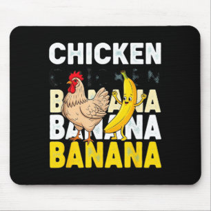 Roligt Kyckling Banana Dans Meme För Barn & Vuxna Musmatta