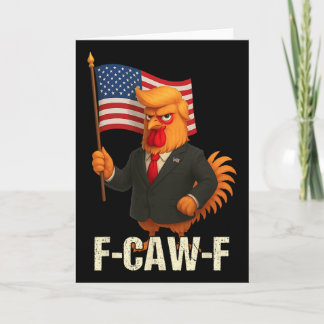 Roligt Kycklinghumor Citat Tupp Meme Anti-trump Kort