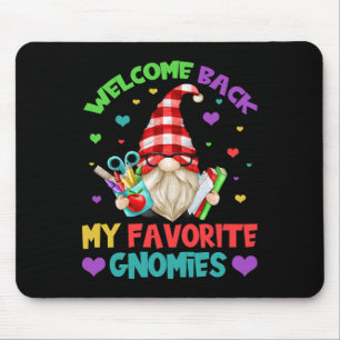 Roligt Lärare Gnome Tee - Cute Welcome back to Sch Musmatta