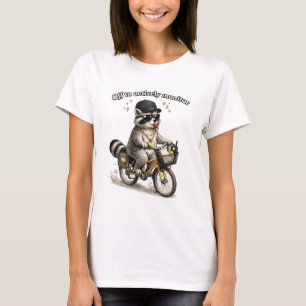 Roligt Lärare Present Tvättbjörn Uppvärdering T Shirt