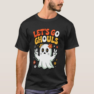 Roligt Låt oss gå gäster Halloween spök kostym Spo T Shirt