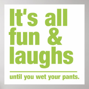 ROLIGT & LAUGHS anpassningsbar färg poster