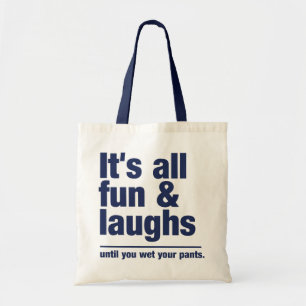 ROLIGT & LAUGHS-säck - välj stil & färg Tygkasse