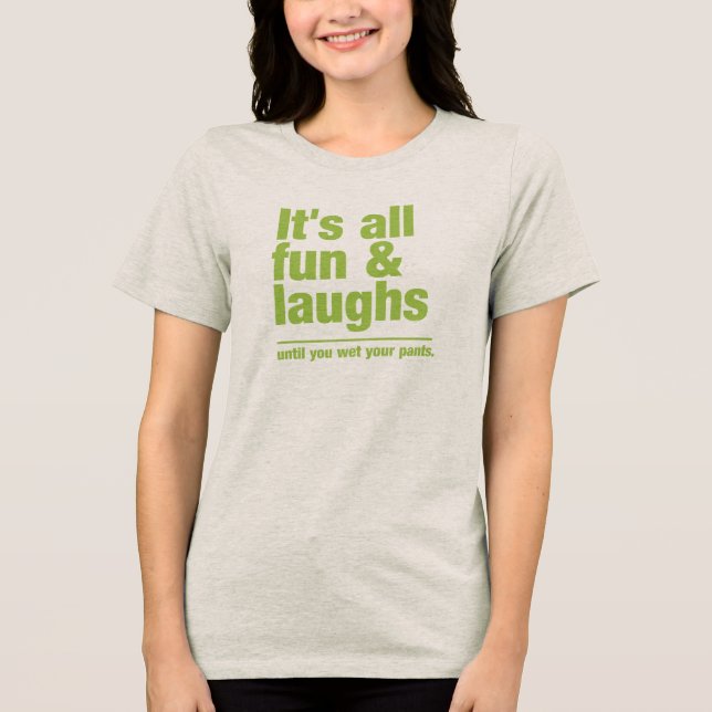 ROLIGT & LAUGHS-skjorta - välj stil & färg Tröja (Framsida)