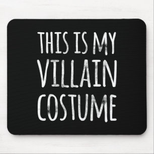 Roligt Lazy Halloween DET HÄR ÄR MIN VILLAIN COSTU Musmatta