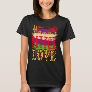 Roligt ledsen tjejer Mamma är min Alla hjärtans da T Shirt