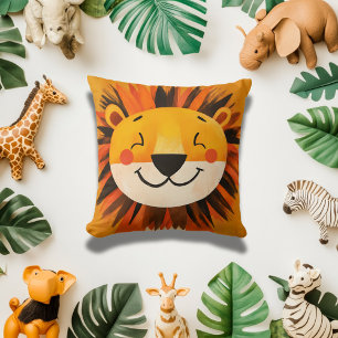 Roligt Lejona Ansikte Kids Safari Theme Nursery De Kudde