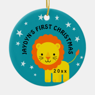 Roligt Lejona Baby Första julklapp Julgransprydnad Keramik