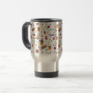 Roligt Lila Hat Catoween, Orange Pumpkin Resemugg