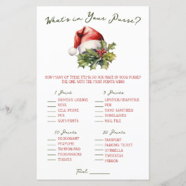 Roligt litet babykalasspel Vad har du i handväskan