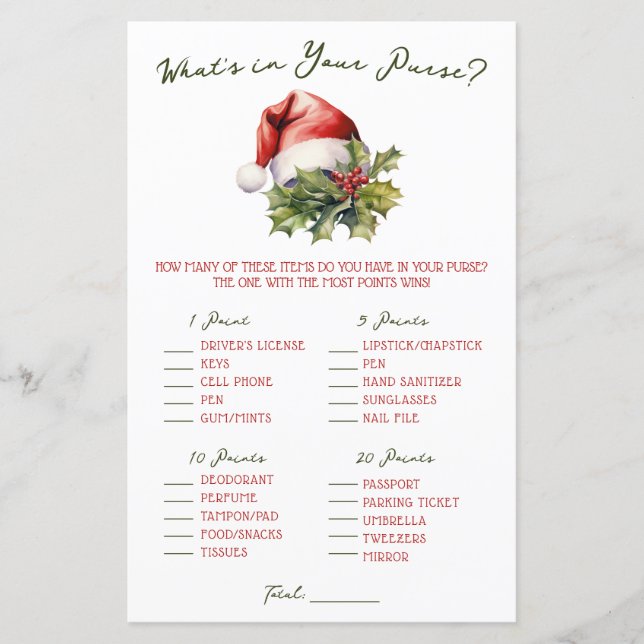 Roligt litet babykalasspel Vad har du i handväskan (Framsida)