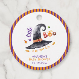Roligt Little Boo Witch Hat Fall Baby Shower Gåvor Etiketter
