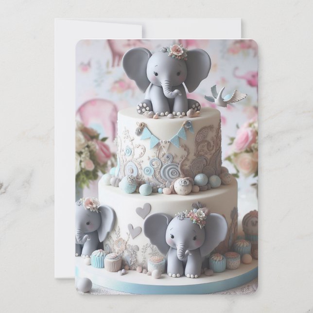 ROLIGT LITTLE ELEPHANTS LAGRAR CAKE (Framsida)
