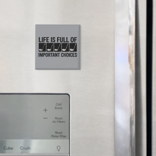 Roligt Liv är Fullt Av Viktiga Val Golfpresent  Magnet
