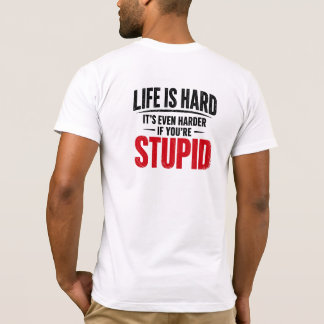 Roligt Livet Är Svårt Tröja Mörk Humor T-shirt, Sa