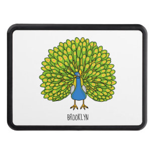 Roligt ljusa fågelillustration dragkroksskydd