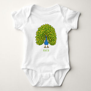 Roligt ljusa fågelillustration t shirt