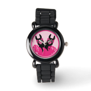 Roligt Llama Alpacas bästa vänner Armbandsur