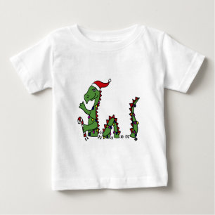 Roligt Loch Nessmonster i Santa hattjul Tröja