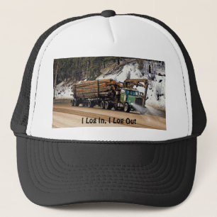 Roligt Logga in - Logga ut ur InDesign-design Keps