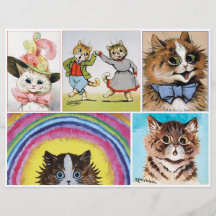 Roligt Loving Cats av Louis Wain