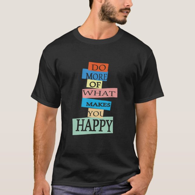 Roligt Lycklig Graphic T Shirt (Framsida)