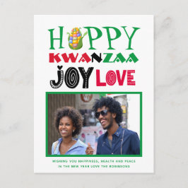 Roligt Lycklig Kwanzaa KÄRLEK JOY PHOTO Vykort