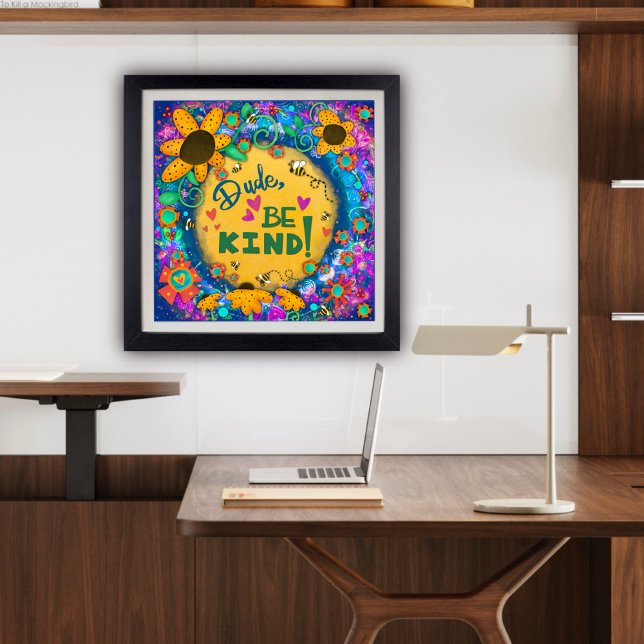 Roligt Lycklig, var snäll Bumblebee School Poster (Skapare uppladdad)