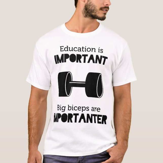 Roligt lyfta tee shirt (Framsida)