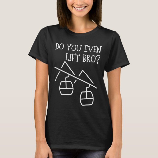 Roligt Lyfter du ens  T Shirt (Framsida)