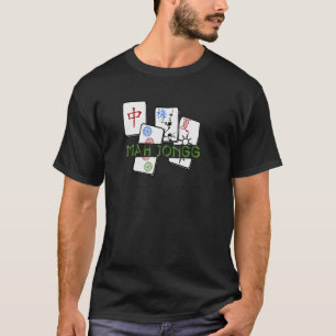 Roligt Mah Jongg Tile Game Canasta Player Fläkt Gr T Shirt