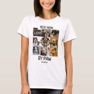 Roligt Mamma efter Tass Anpassningsbar 9 Fotokolla T Shirt