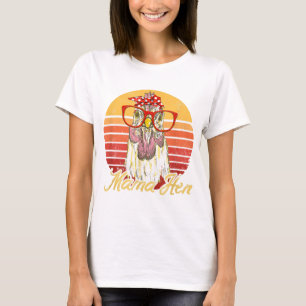 roligt Mamma hen ord art Chicken T Shirt