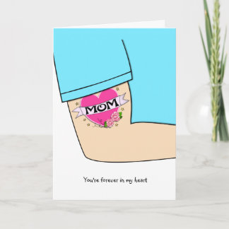 Roligt Mamma Tattoo Grattis på födelsedagen Greeti Kort