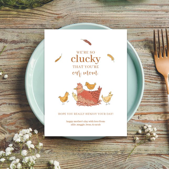 Roligt mammakort till morbrorsdagen från barnen julkort (Skapare uppladdad)