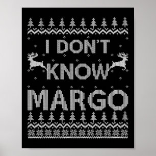 Roligt matchande par för män Jag känner inte Margo Poster