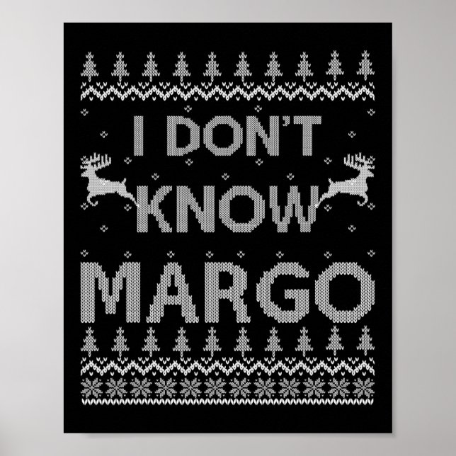 Roligt matchande par för män Jag känner inte Margo Poster (Framsidan)