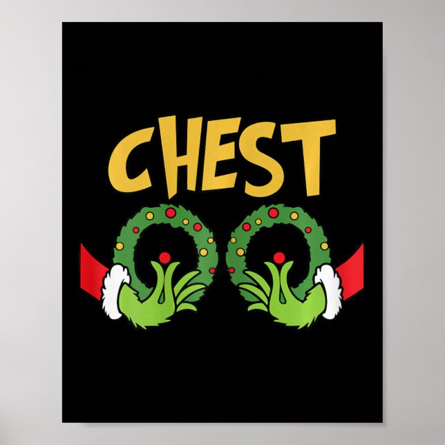 Roligt Matching Chestnut Par julfamilj Ho Poster (Framsidan)