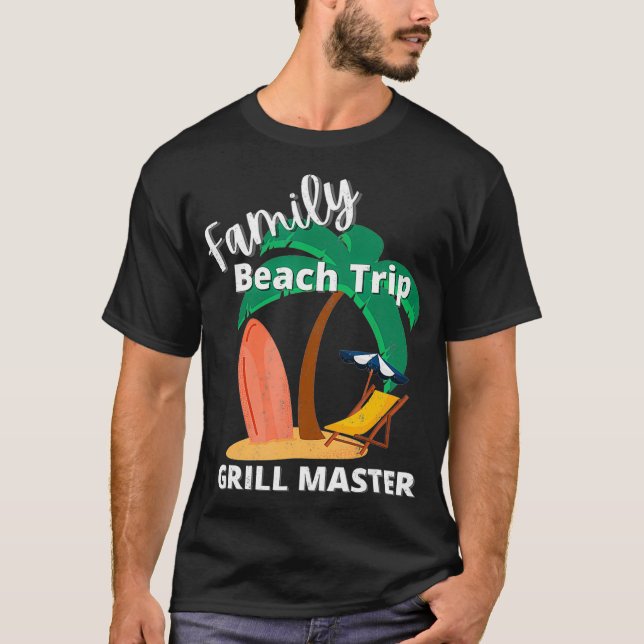 Roligt Matching Family Beach Road Resa Coola GRILL T Shirt (Framsida)