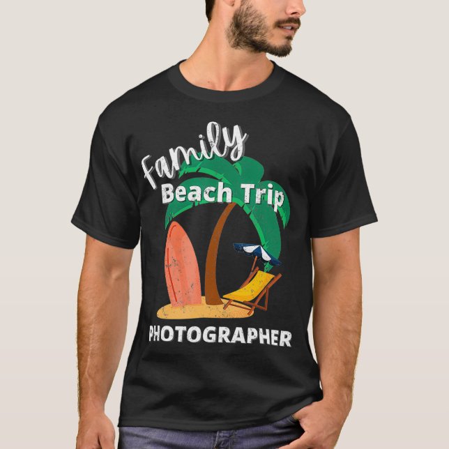 Roligt Matching Family Beach Road Resa Coola PHOTO T Shirt (Framsida)