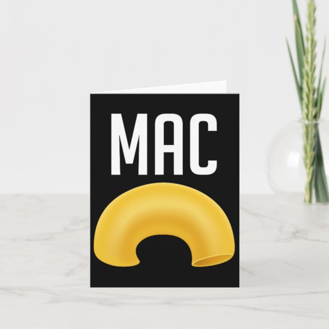 Roligt Matching Macaroni and Cheese Halloween Cost Kort (Framsida)