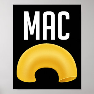 Roligt Matching Macaroni and Cheese Halloween Cost Poster