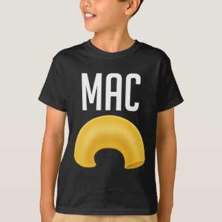 Roligt Matching Macaroni och Cheese Halloween Cost T Shirt