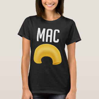 Roligt Matching Macaroni och Cheese Halloween Cost T Shirt