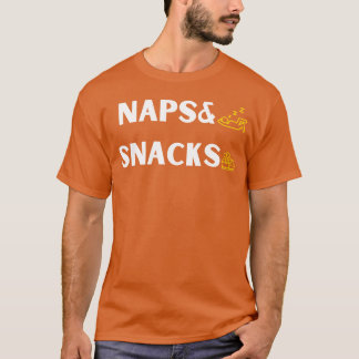 Roligt matcitat Tunar och snacks Coolt matordspråk T Shirt
