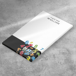 Roligt matematik är det enda Subjekt som räknas Post-it Block